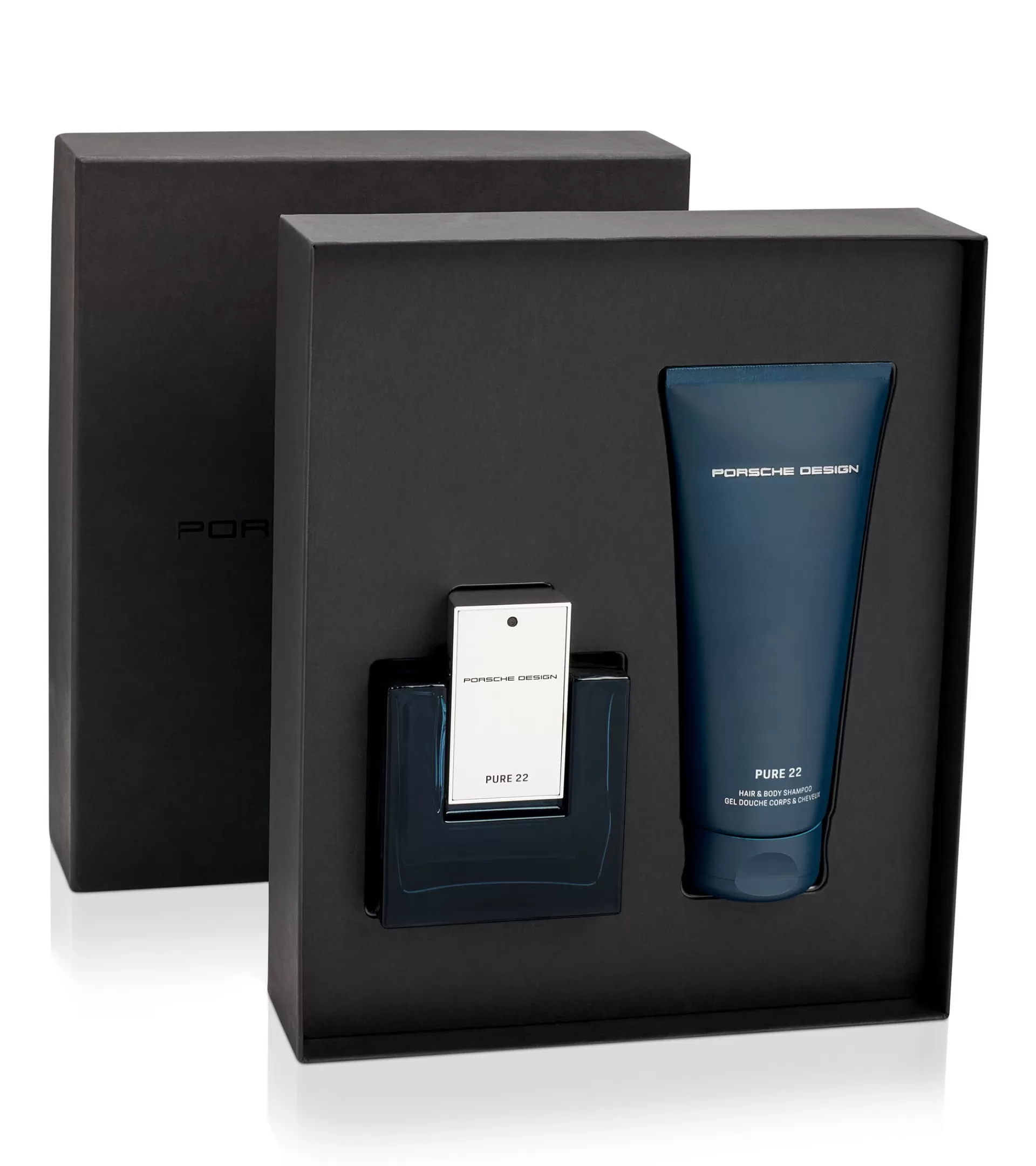 Porsche Design Coffret Eau De Parfum Et Gel Douche Corps & Cheveux Pure 22