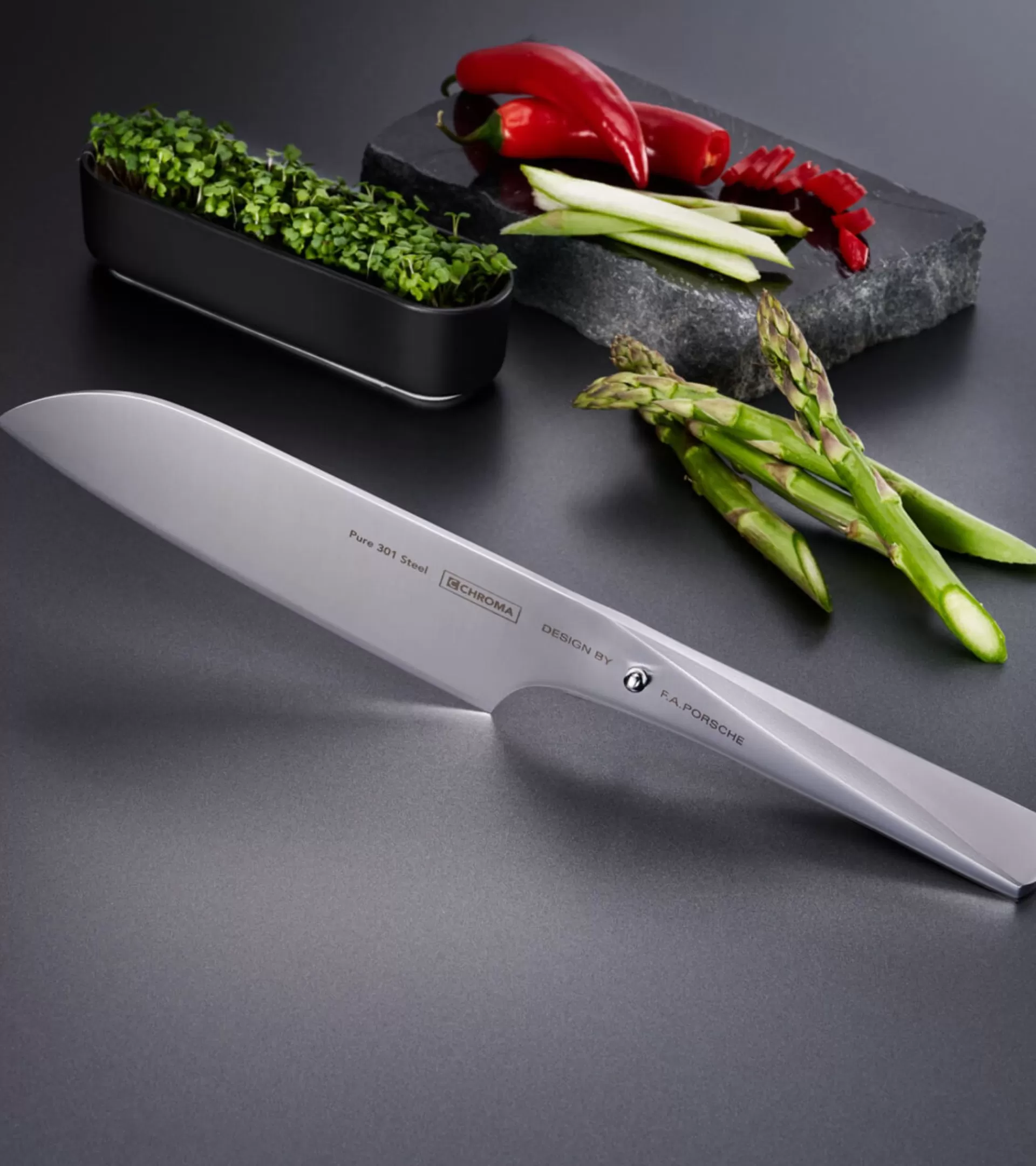 Porsche Design P02 Japanese For Meat Fish And Vegetables 17.8 Cm Couteau