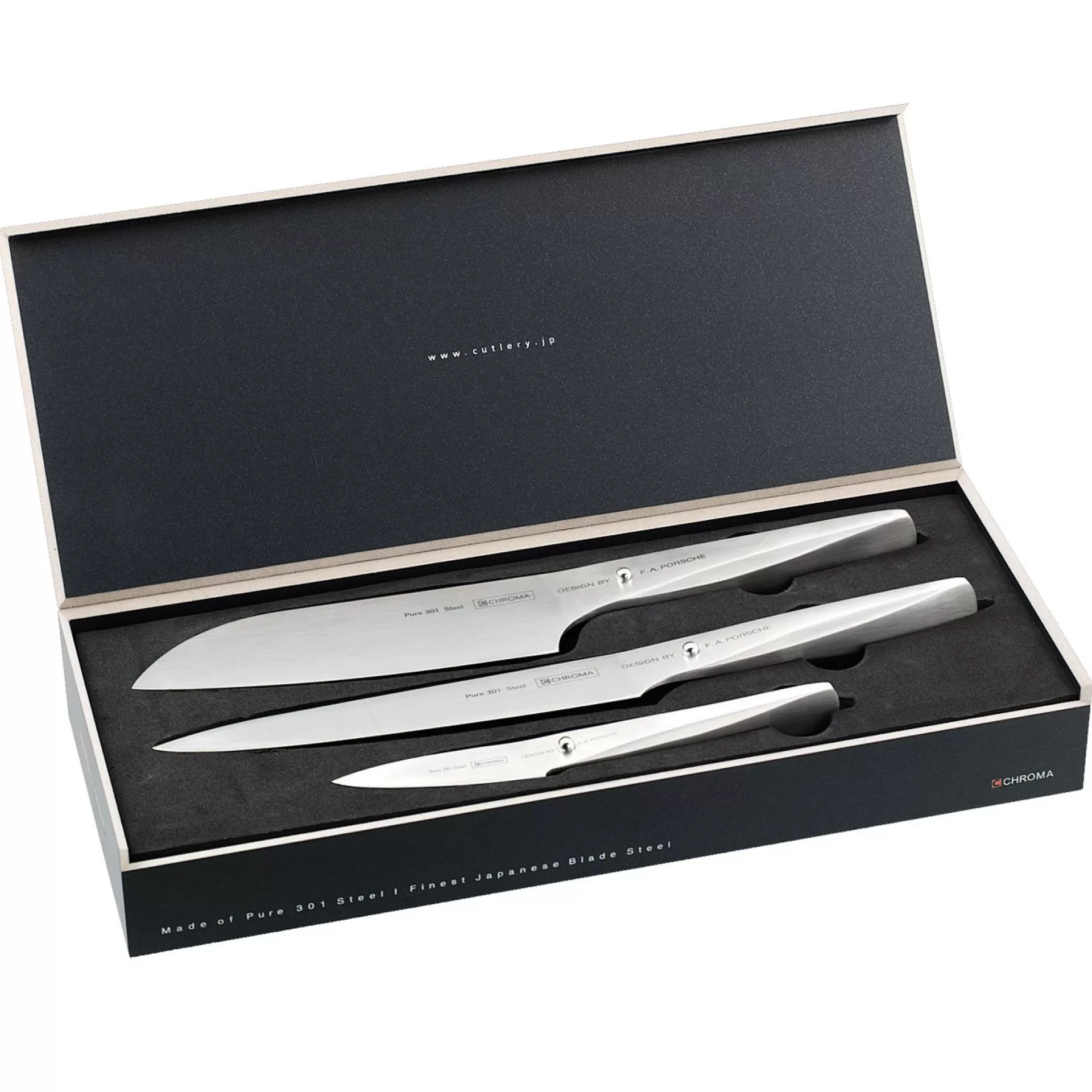 Porsche Design P529 Consisting Of P05 + P02 + P09 Ensemble De Couverts A Decouper